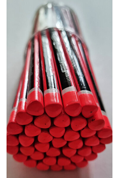 Modellino 40-Piece Jar Hano Hb-2 Wood Pencil Triangular Neon Coral Pencil
