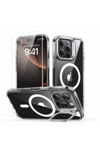 ESR Carcasă 360° Pack + folie pentru iPhone 16 Pro Classic Hybrid HaloLock cu...
