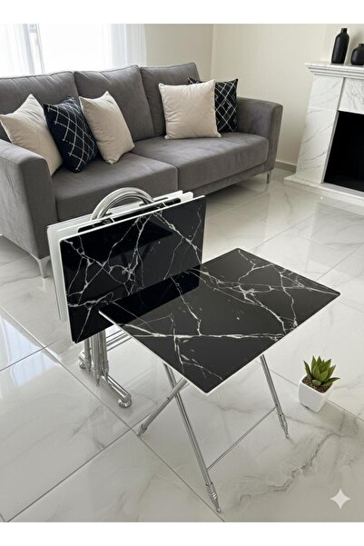 Alıcıoğlu Mobilya Çanta Zigon Sehpa, 4'lü Sehpa, Zigon Sehpa, Servis Sehpası,...