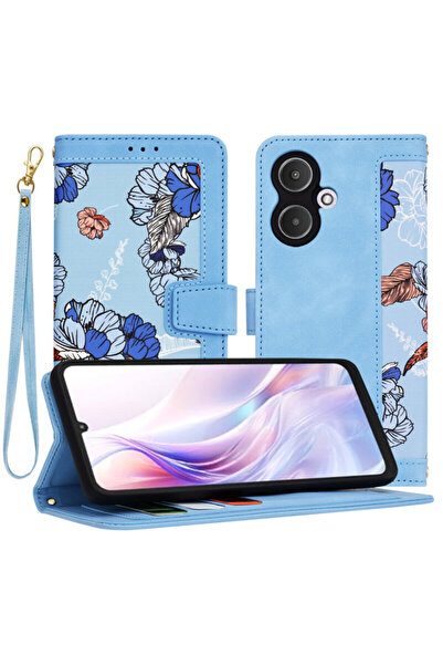 Techsuit Personalized Case for Girls Xiaomi Redmi 13C 5G FlipCraft, Blue