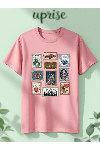 Vordevia Twilight Printed Cotton Oversize T-Shirt