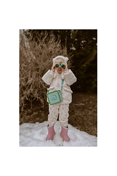 PETIT-ATELlER PETIT ATELIER Dino Green Silicone Kids Crossbody Bag Cute Dinos...