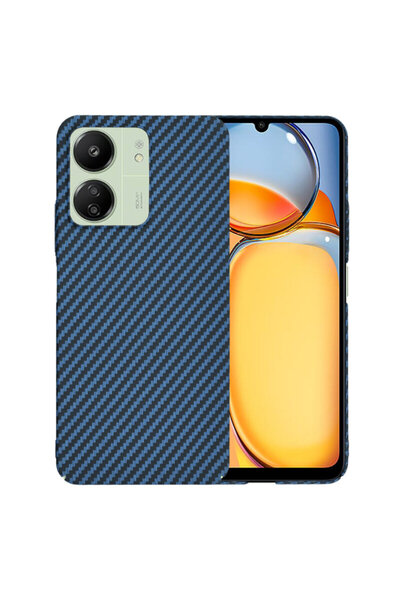 Techsuit Xiaomi Redmi 13C 4G Carbonite FiberShell, cyan
