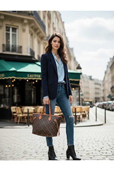 w white stars sports & wear Women-Girls Lv Pattern Modern Shoulder Bag