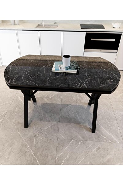 2M METAL 70×120 cm Gofret MDF Yemek Masası – Modern Mutfak & Ofis Masas