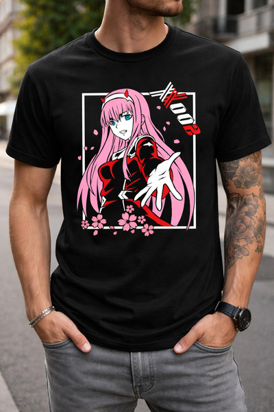 barsdepo Tricou imprimat ZERO TWO, calitate PREMIUM, unisex pentru copii/adul...