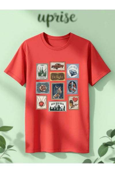 Vordevia Twilight Printed Cotton Oversize T-Shirt