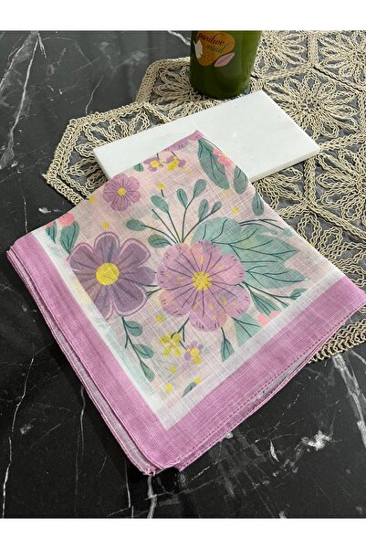 EMKSHOP 100% Cotton Children's Head Scarf (Light, Anti-Sweat, Anti-Slip) (80*80)