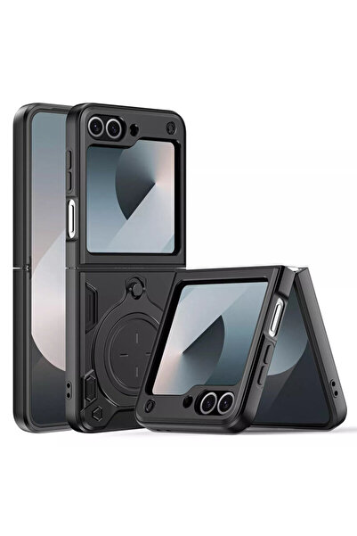 Techsuit Калъф за Samsung Galaxy Z Flip6 CamGuard Pro, черен