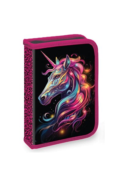PlayFun Pencil Case Equipped with 1 Zipper 32 Pieces Unicorn