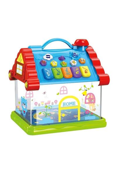 PlayFun Interactive toy, activity house, lights and sounds
