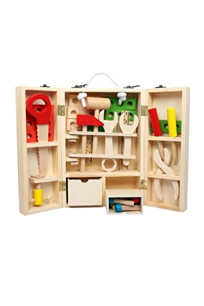Baby Cara Wooden Multifunctional Tool Box Toy