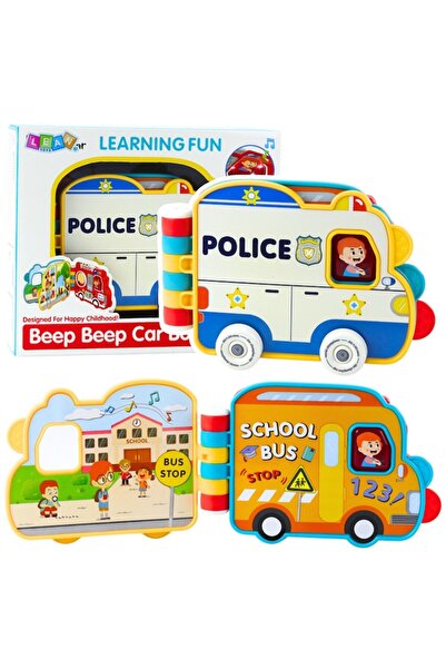 PlayFun Carte interactiva educationala vehicule, sunete, muzica