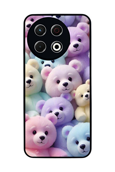 TECNO Spark 30 Pro Compatible Printed, Matte Black, Soft Silicone, Protective...