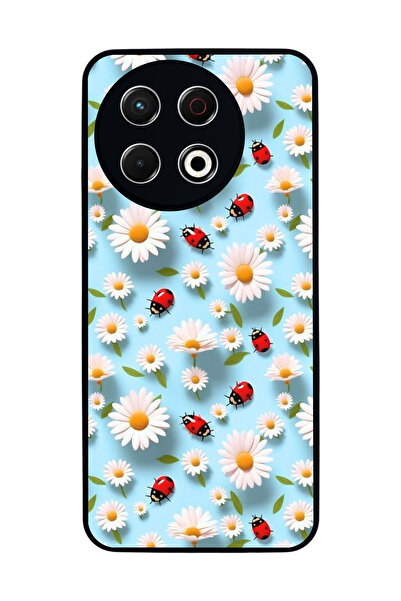 TECNO Spark 30 Pro Compatible Printed, Matte Black, Soft Silicone, Protective...