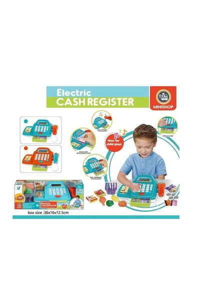 PlayFun Casa de marcat interactiva pentru copii cu sunete si lumini, MiniShop