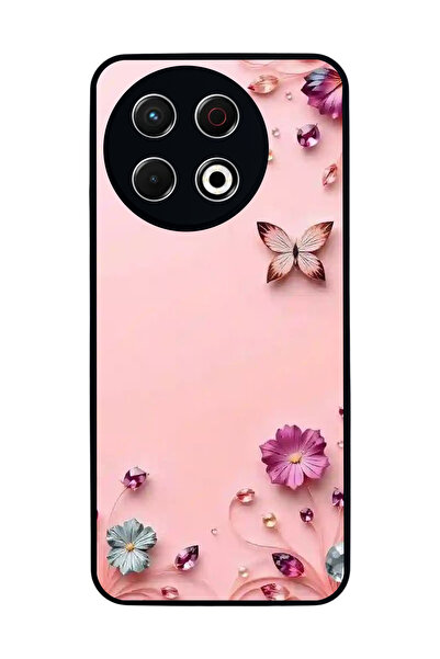 TECNO Spark 30 Pro Compatible Printed, Matte Black, Soft Silicone, Protective...