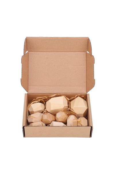 PlayFun Set educativ 20 blocuri din lemn multicolor