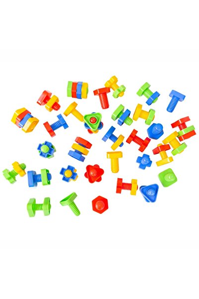 PlayFun Blocuri de constructie educationale Screw King
