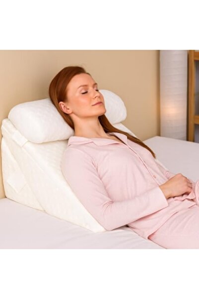 markentegra Hafızalı Köpük Yastığı - Cerrahi İyileşme İçin Üçgen Yastık, Yıka...