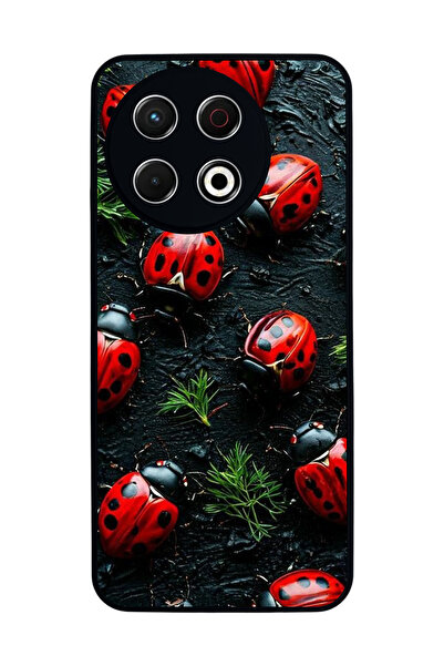 TECNO Spark 30 Pro Compatible Printed, Matte Black, Soft Silicone, Protective...