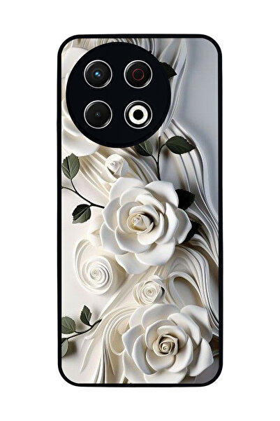 TECNO Spark 30 Pro Compatible Printed, Matte Black, Soft Silicone, Protective...