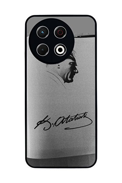 TECNO Spark 30 Pro Compatible Printed, Matte Black, Soft Silicone, Protective...