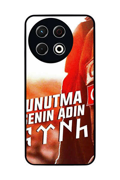 TECNO Spark 30 Pro Compatible Printed, Matte Black, Soft Silicone, Protective...