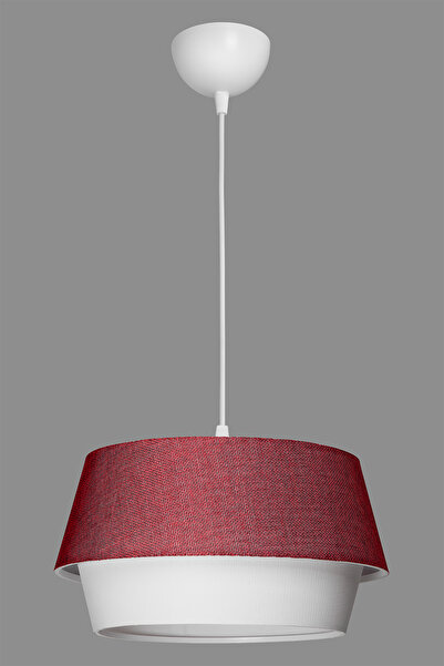 Limon 3D Desing Melena Dokulu Kumaş Başlıklı Tekli Sarkıt Avize, Salon, Yatak...