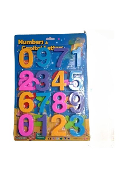 PlayFun Set de cifre magnetice din plastic pentru copii