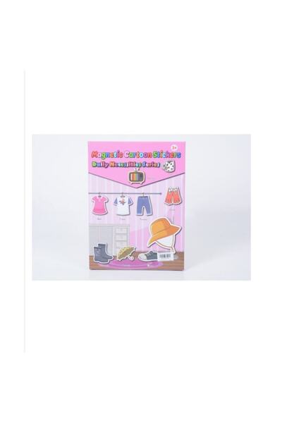 PlayFun Carte Magnetica cu Stickere Magnetice si Tablita cu Marker