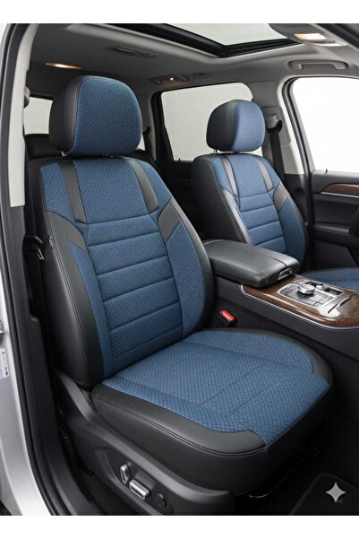 Mevas Monza Pamuk Mavi Serisi Dacia Duster Koltuk Kılıfı TAM SET
