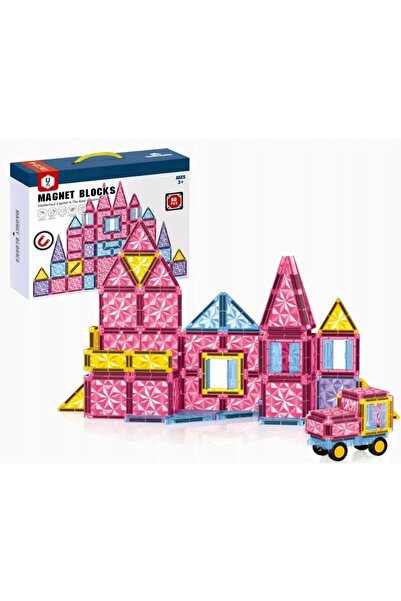 PlayFun Set Magnetic 60 Piese Tip Diamant