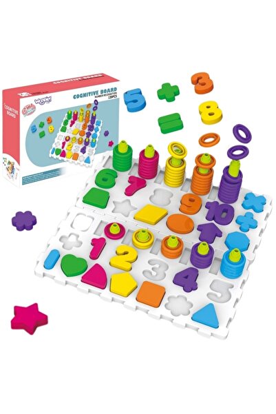PlayFun Set educational 139 piese „Cognitive Board”