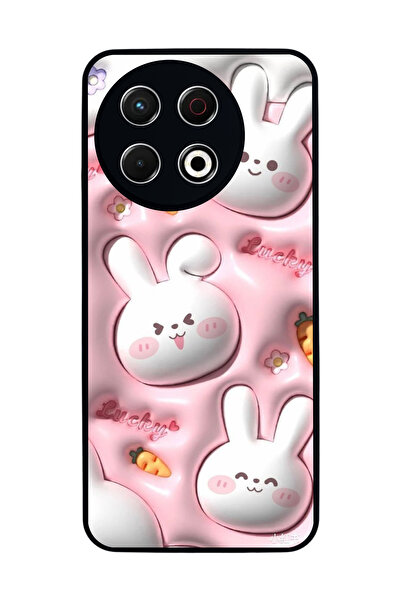 TECNO Spark 30 Pro Compatible Printed, Matte Black, Soft Silicone, Protective...