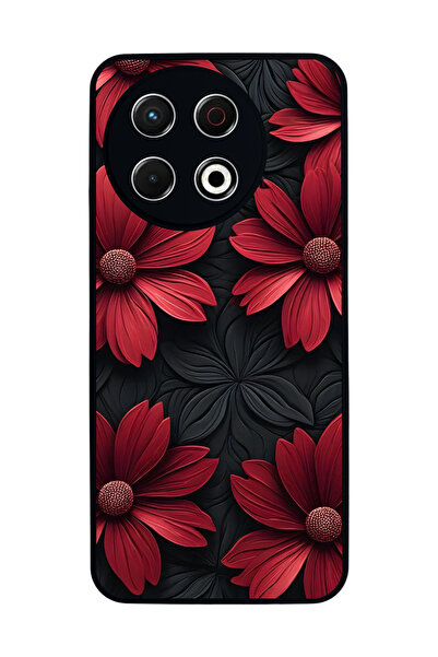 TECNO Spark 30 Pro Compatible Printed, Matte Black, Soft Silicone, Protective...