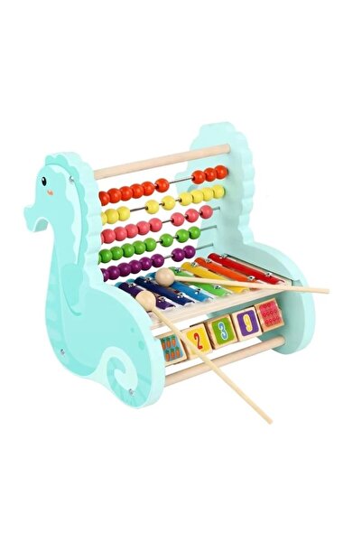 PlayFun Numărătoare Lemn Multifuncțională Xilofon