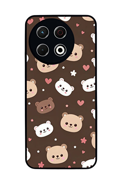 TECNO Spark 30 Pro Compatible Printed, Matte Black, Soft Silicone, Protective...