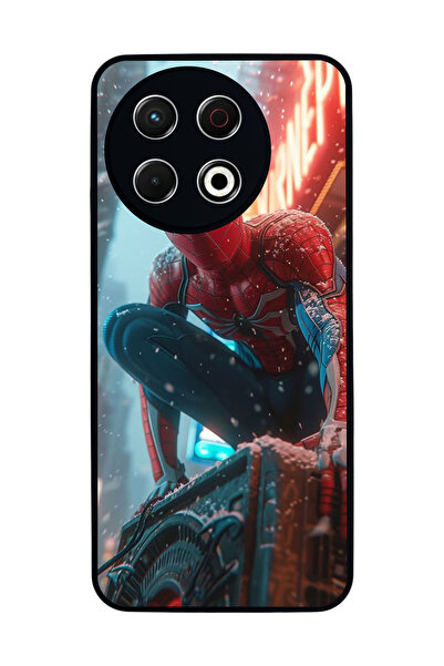 TECNO Spark 30 Pro Compatible Printed, Matte Black, Soft Silicone, Protective...