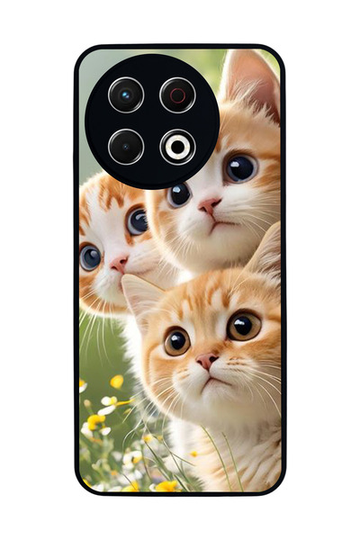 TECNO Spark 30 Pro Compatible Printed, Matte Black, Soft Silicone, Protective...