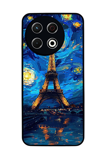 TECNO Spark 30 Pro Compatible Printed, Matte Black, Soft Silicone, Protective...