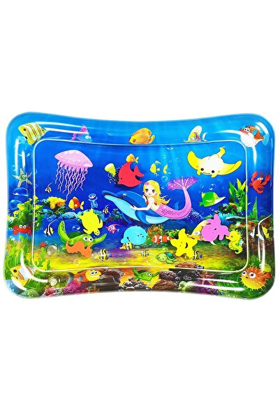 PlayFun Covoras interactiv gonflabil cu apa pentru copii, tematica ocean cu p...