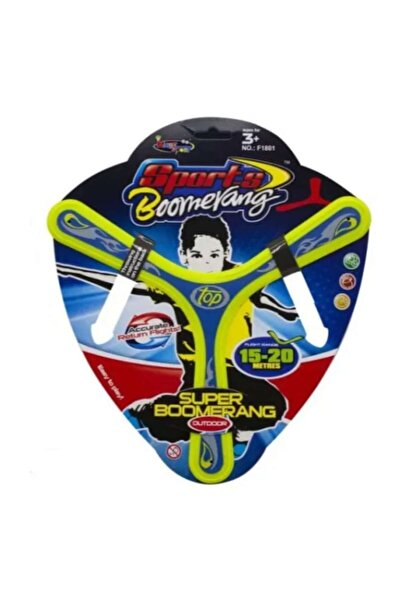 PlayFun Bumerang frisbee, jucarie sportiva pentru copii si adulti, verde