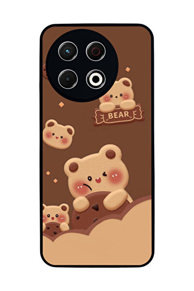 TECNO Spark 30 Pro Compatible Printed, Matte Black, Soft Silicone, Protective...