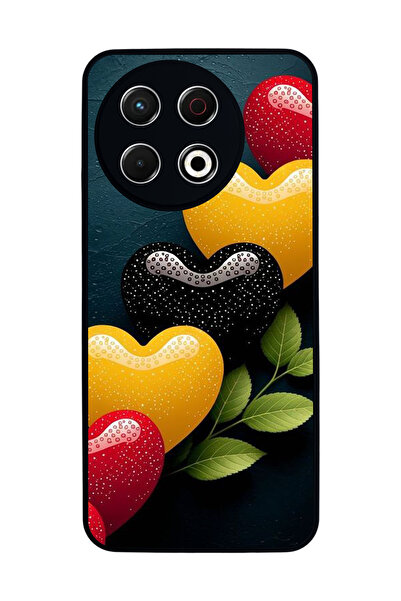 TECNO Spark 30 Pro Compatible Printed, Matte Black, Soft Silicone, Protective...