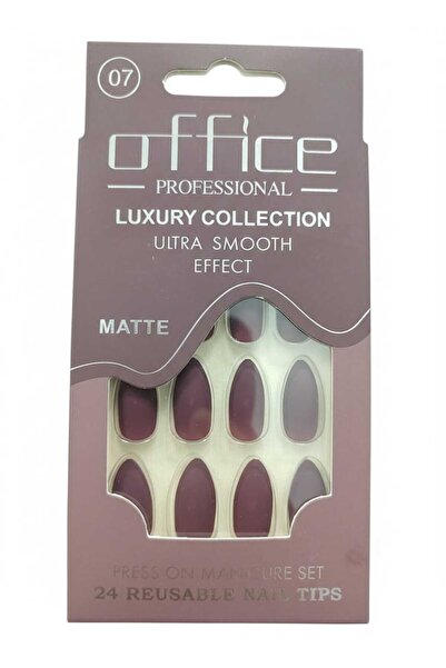 Office1 Office Professional Luxury Collection - Matte Artificial Nail Set, Bu...