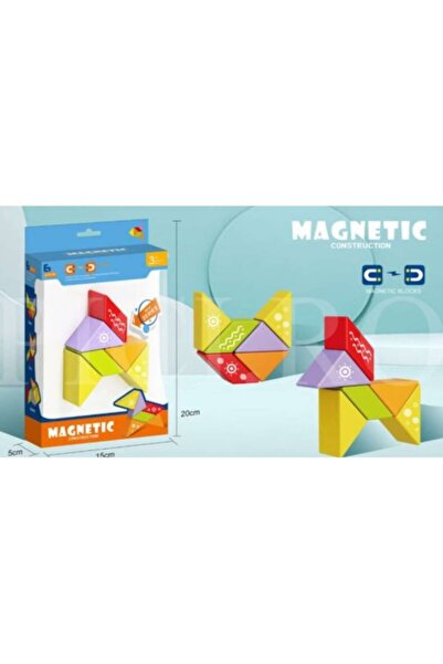 PlayFun Cub Magnetic Tangram 7 Piese