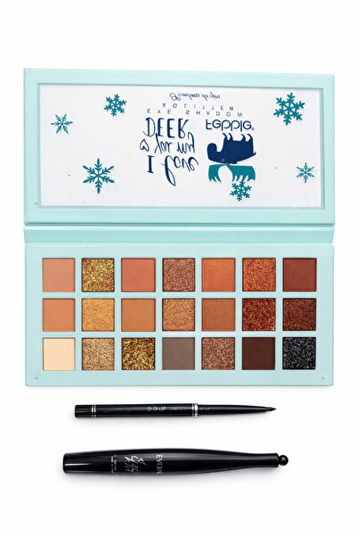 OEM Professional Makeup Set – 18 Color Eyeshadow Palette + Eyeliner + Mascara