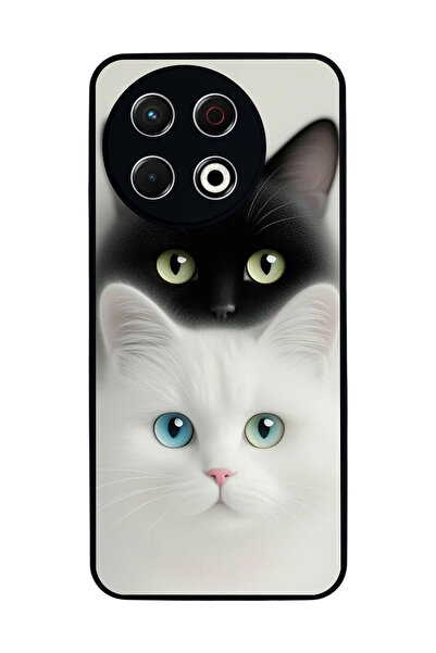 TECNO Spark 30 Pro Compatible Printed, Matte Black, Soft Silicone, Protective...