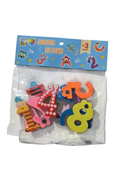 PlayFun Magneti cu cifre (de la 0 la 9) – jucarii magnetice din lemn, colorat...